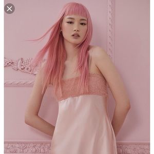 FLL Pink Lolo Mohair Dress Small